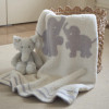 EB Grey Chenille Knit Elephant Blanket 30 x 40 EB Grey Chenille Knit Elephant Blanket 30 x 40
