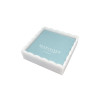 Mariposa White Scalloped Cocktail Napkin Box Mariposa White Scalloped Cocktail Napkin Box