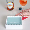 Mariposa White Scalloped Cocktail Napkin Box Mariposa White Scalloped Cocktail Napkin Box