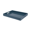 Lacquer LARGE Rect, Serving Tray DOVE BLUE 19.7 x 15