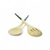 Bamboo REFINED Salad Server Set DARK GREEN Bamboo REFINED Salad Server Set DARK GREEN