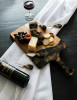 Lynn & Liana Cheese Knife Set of 4 Resin Coated - Black Ember