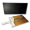 Lynn & Liana LARGE Acacia Cheeseboard Gold Quartz