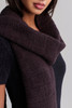 Barefoot Dreams Cozychic Grid SCARF -  UMBER