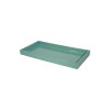 Lacquer SMALL Rect, Serving Tray ICE BLUE 12 x 6