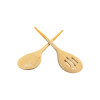 Bamboo REFINED Salad Server Set YELLOW