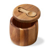 Acacia Wood Salt Cellar