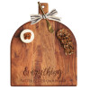 Mapleleaf Acacia Bevel Board 15 x 12 with Handle, GoldSpdr - Everything Tastes Better on a Board