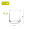 Curved Bourbon Glasses - Set of 4