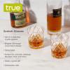 Diamond Faceted Crystall Whiskey Glasses - Set of 4