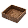 Caspari RATTAN Luncheon Napkin Holder