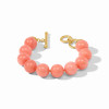Julie Vos PORTOFINO Beaded Bracelet Melon Jade