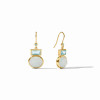 Julie Vos JOLIE Midi Earring Aquamarine Blue