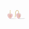 Julie Vos HEART Earring Pink Quartz