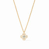 Julie Vos COLETTE Delicate Necklace - Chalcedony Blue