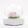 CoolSnowGlobes CRYSTAL LOTUS Snow Globe