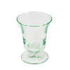 Caspari Acrylic Flared Wine Glass - LT GREEN