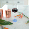 Byrdeen RIO Crystal Wine Glass Set/4  - Blues
