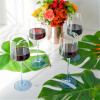Byrdeen RIO Crystal Wine Glass Set/4  - Blues