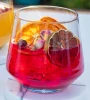 Byrdeen RIO Crystal Cocktail Glass Set/4 - blues