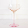 Byrdeen Mezclada Crystal COUPE Glass Set/4 -