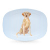 Mariposa Resin YELLOW LAB Platter