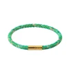 KEVA Lucky Jade Braided Silk Bracelet