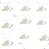 LollyBanks Baby Muslin Swaddle 47x47 Blanket - RABBIT