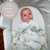 LollyBanks Baby Muslin Swaddle 47x47 Blanket - RABBIT
