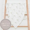 LollyBanks Baby Muslin Swaddle 47x47 Blanket - RABBIT