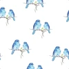 LollyBanks Baby Muslin Swaddle 47x47 Blanket - BLUE BIRD