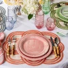 Juliska Melamine B & T Dinner Plates S/4 - CORAL