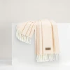 LDU Italian Herringbone Throw - PINK SALT
