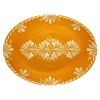 Le Cadeaux Melamine 16" Oval Platter PALOMA ORANGE