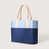 graf lantz JAUNT Merino Wool MIDI Tote - Denim/Sky