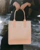 graf lantz JAUNT Merino Wool Tote - Feather/Heather White/White