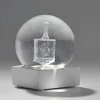 CoolSnowGlobes CRYSTAL DREIDEL Snow Globe