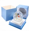 CoolSnowGlobes Snowman with BUNNY Snow Globe