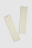 Barefoot Dreams Pointelle Fingerless Gloves - PEARL