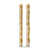 Fall Leaves Straight Candle S/2