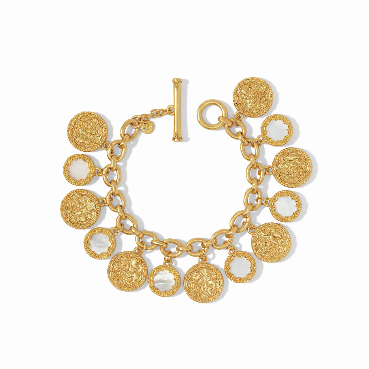Julie Vos Trieste Coin Charm Bracelet - Breeze