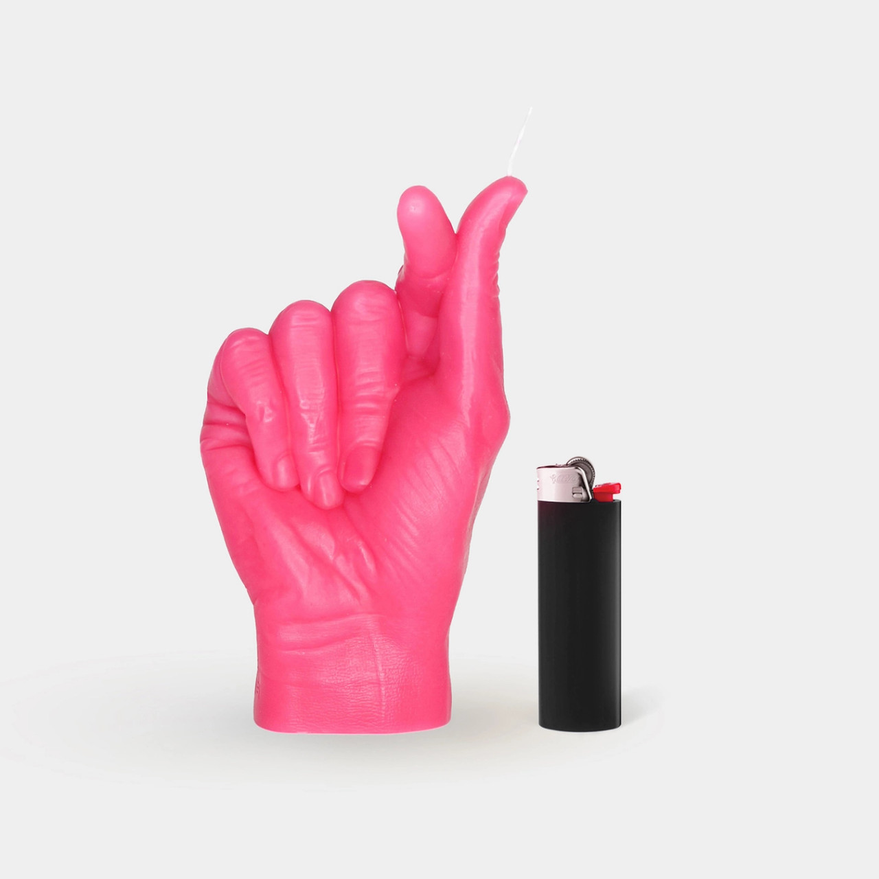 Pinck Hand Candlehand FINGER HEART Hand Gesture Pink - Breeze