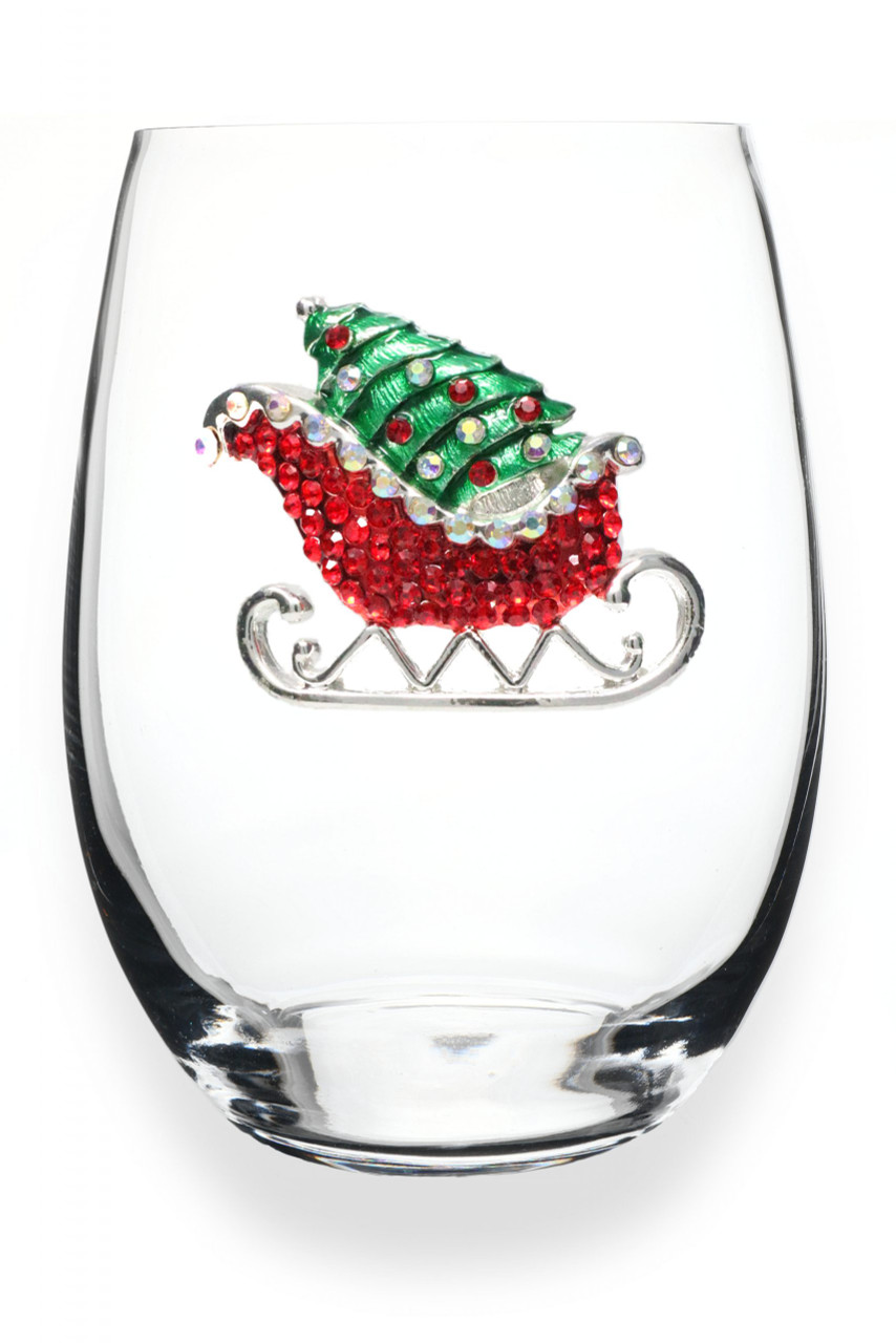 The Queens' Jewels QJewels Stemless Wine Glass