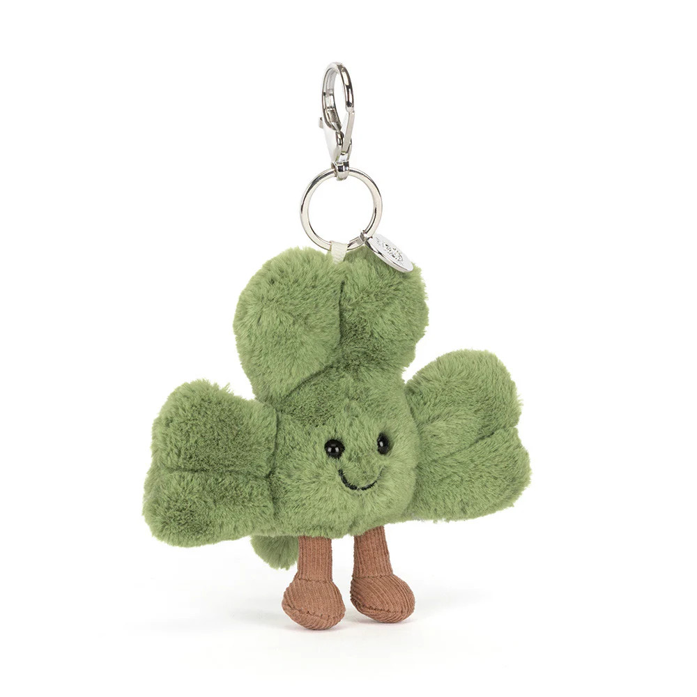 ぬいぐるみ  Siofra Shamrock Bag Charm Jellycat Amuseables Siofra Shamrock Bag Charm - Breeze