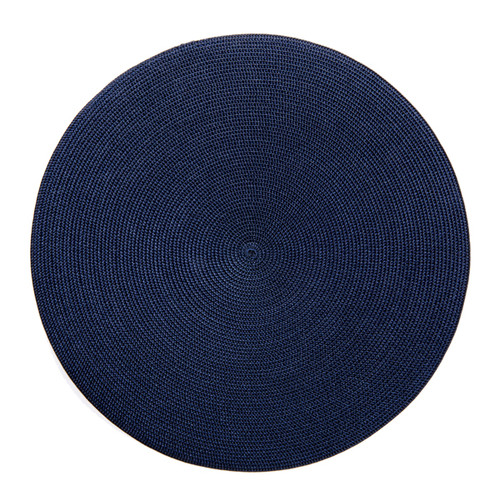 Deborah Rhodes 15" Round Placemat in Navy