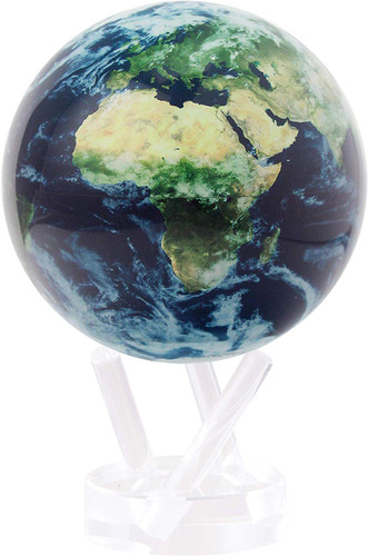 Earth with Clouds MOVA Globe 4.5" Acrylic Base