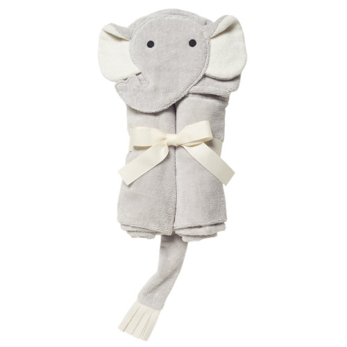 EB Bath Wrap  - Gray Elephant