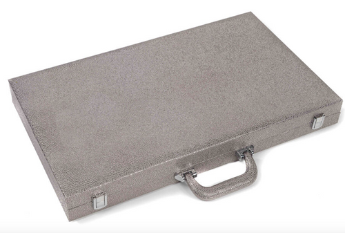 Onyx Backgammon Set (Silver)