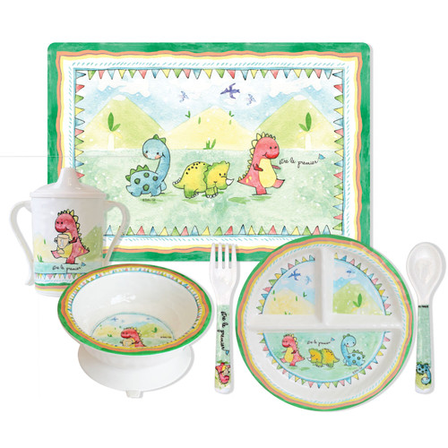 Baby Cie Fork and Spoon Set - Dinosaur