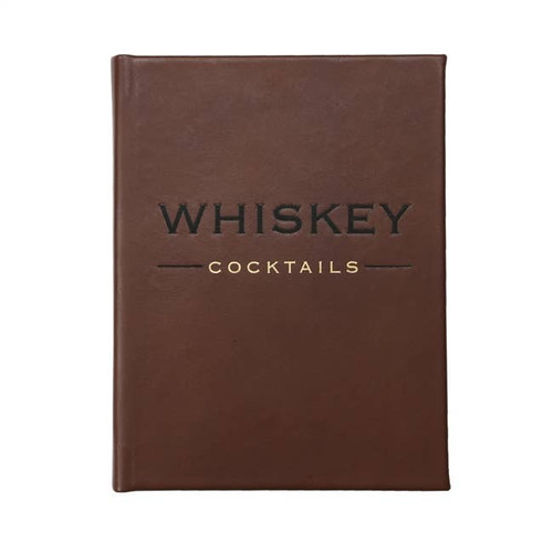 Leather Bound WHISKEY COCKTAILS Book Leather Bound WHISKEY COCKTAILS Book